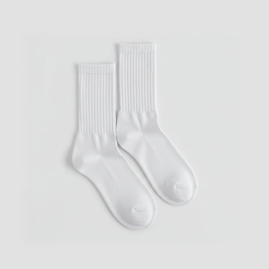 White Crew Socks - 2 Pack